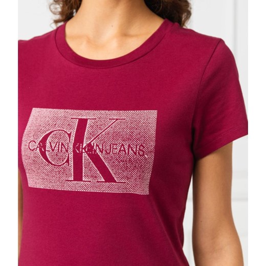 CALVIN KLEIN JEANS T-shirt DISTRESSED MONOGRAM | Slim Fit XS Gomez Fashion Store promocja