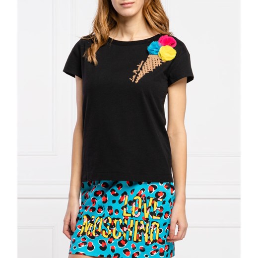Love Moschino T-shirt | Regular Fit Love Moschino 34 okazja Gomez Fashion Store