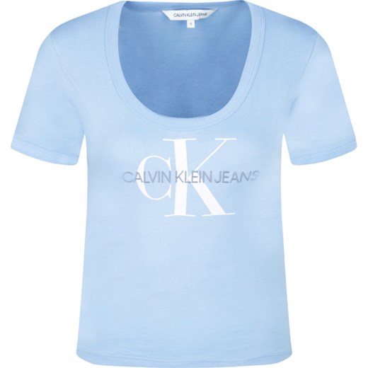 CALVIN KLEIN JEANS T-shirt VEGETABLE DYE MONOGRAM | Slim Fit XS okazja Gomez Fashion Store