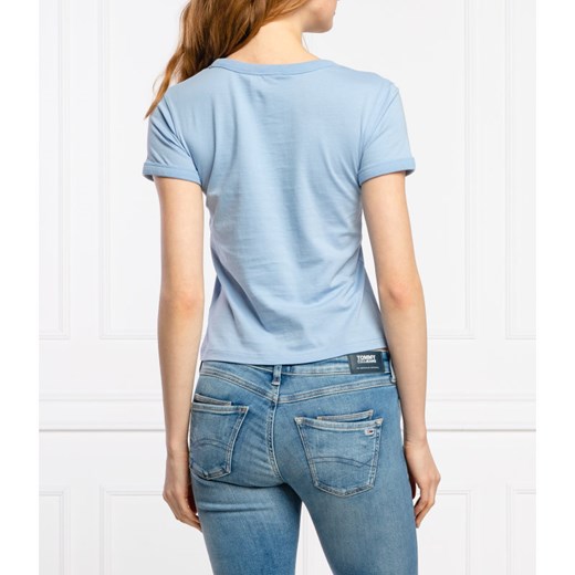CALVIN KLEIN JEANS T-shirt VEGETABLE DYE MONOGRAM | Slim Fit XS wyprzedaż Gomez Fashion Store