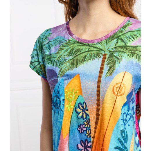 Desigual T-shirt SURFTRIP | Relaxed fit Desigual M okazja Gomez Fashion Store