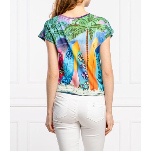 Desigual T-shirt SURFTRIP | Relaxed fit Desigual XS wyprzedaż Gomez Fashion Store