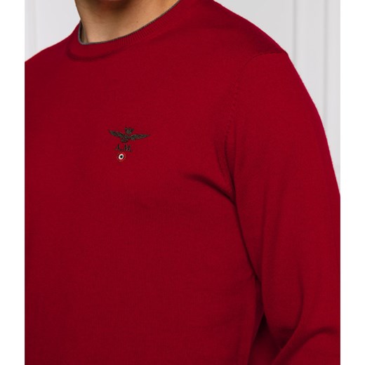 Aeronautica Militare Wełniany sweter | Regular Fit Aeronautica Militare M okazja Gomez Fashion Store