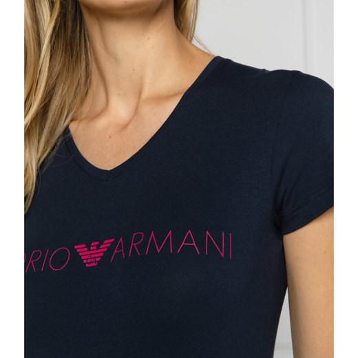 Emporio Armani T-shirt | Slim Fit Emporio Armani M wyprzedaż Gomez Fashion Store