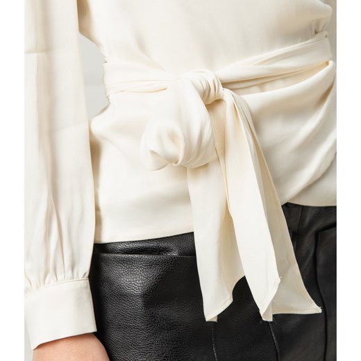 Michael Kors Satynowa bluzka | Slim Fit Michael Kors M promocyjna cena Gomez Fashion Store