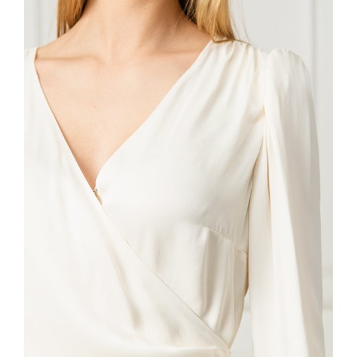 Michael Kors Satynowa bluzka | Slim Fit Michael Kors XS Gomez Fashion Store okazyjna cena