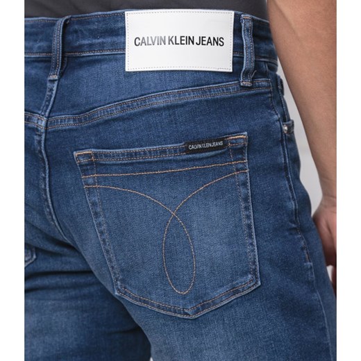CALVIN KLEIN JEANS Szorty omega blue rolled | Slim Fit 34 promocja Gomez Fashion Store