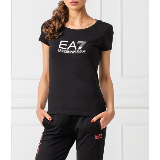 EA7 T-shirt | Slim Fit L okazja Gomez Fashion Store