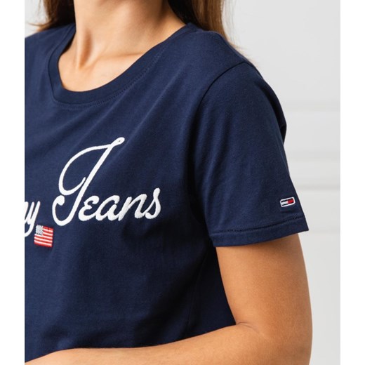 Tommy Jeans T-shirt TJW VINTAGE Script | Regular Fit Tommy Jeans S promocyjna cena Gomez Fashion Store