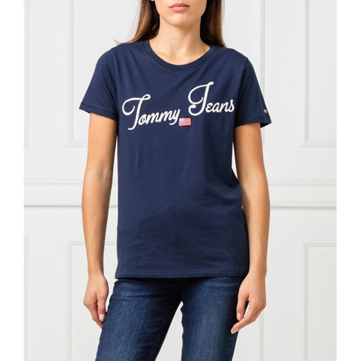 Tommy Jeans T-shirt TJW VINTAGE Script | Regular Fit Tommy Jeans S okazyjna cena Gomez Fashion Store