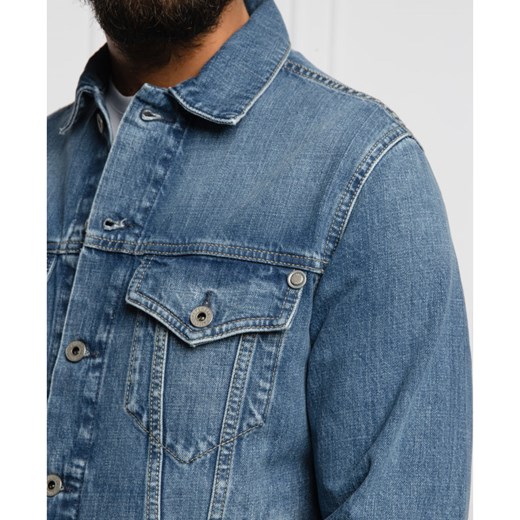 Pepe Jeans London Kurtka jeansowa PINNER | Regular Fit L wyprzedaż Gomez Fashion Store