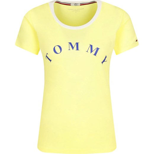Tommy Hilfiger T-shirt Slogan | Regular Fit Tommy Hilfiger XS promocja Gomez Fashion Store