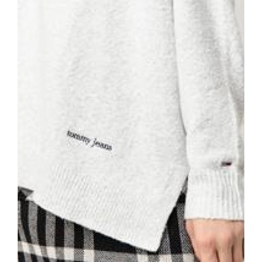 Tommy Jeans Sweter TJW SIDE SLIT | Loose fit | z dodatkiem wełny Tommy Jeans M/L okazja Gomez Fashion Store