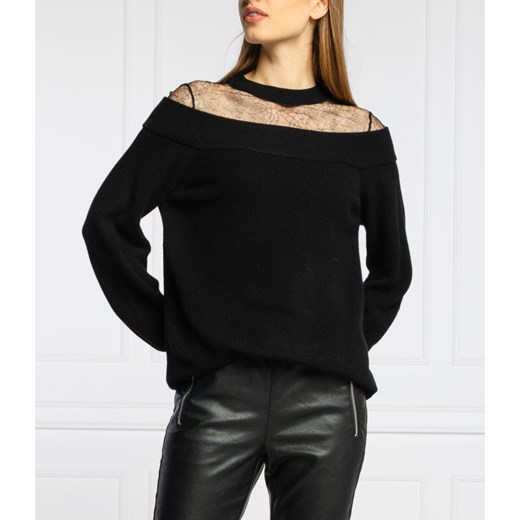 My Twin Sweter | Regular Fit | z dodatkiem wełny i kaszmiru My Twin XS wyprzedaż Gomez Fashion Store