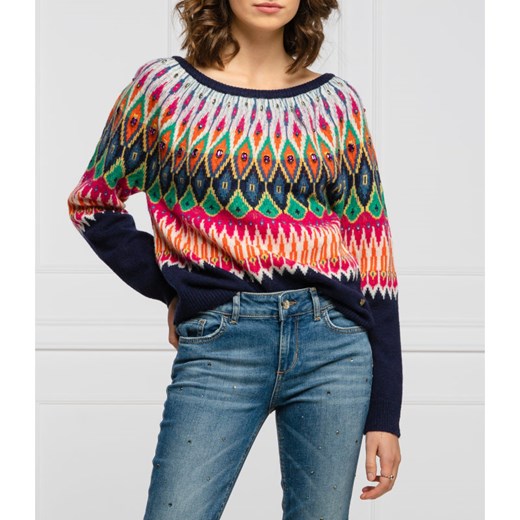 My Twin Wełniany sweter | Loose fit My Twin S Gomez Fashion Store okazja