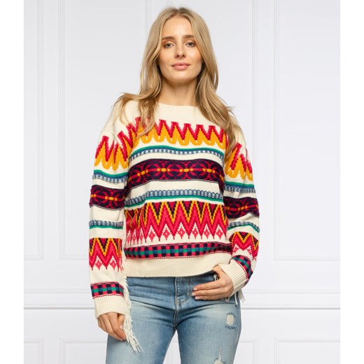 My Twin Sweter | Loose fit | z dodatkiem wełny My Twin XS Gomez Fashion Store