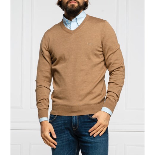 Boss Wełniany sweter Baram-L | Regular Fit M wyprzedaż Gomez Fashion Store