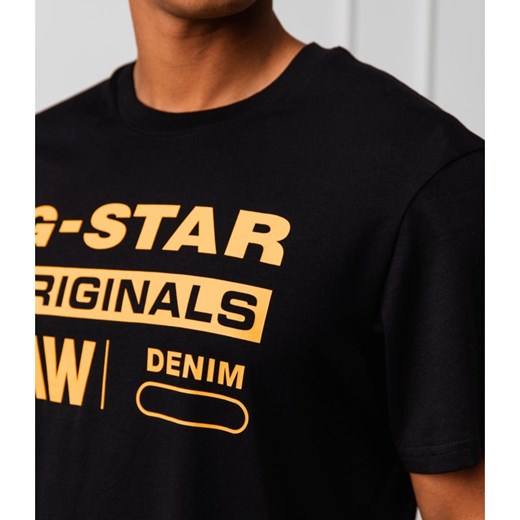 G- Star Raw T-shirt Graphic 8 | Regular Fit G- Star Raw S wyprzedaż Gomez Fashion Store