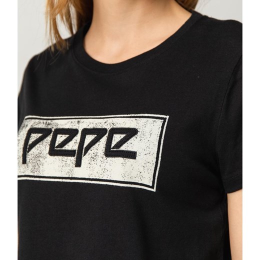Pepe Jeans London T-shirt MARLEY | Regular Fit XS wyprzedaż Gomez Fashion Store