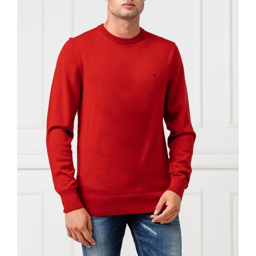 Calvin Klein Wełniany sweter SUPERIOR | Regular Fit Calvin Klein XL Gomez Fashion Store wyprzedaż