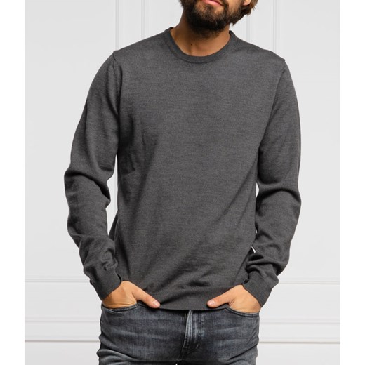 HUGO Wełniany sweter San Paolo 2 | Regular Fit L okazyjna cena Gomez Fashion Store