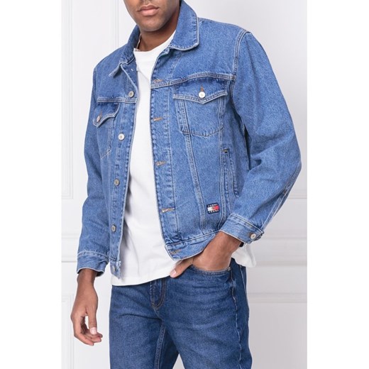 Tommy Jeans Kurtka jeansowa TJM CREST FLAG TRUCK | Regular Fit Tommy Jeans S okazja Gomez Fashion Store