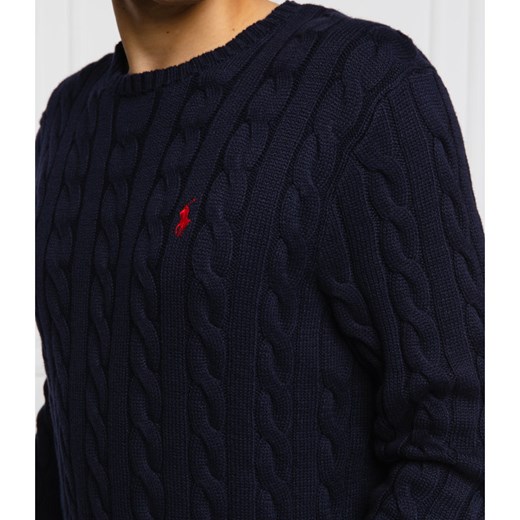Sweter męski granatowy Polo Ralph Lauren casual 