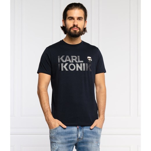 Karl Lagerfeld T-shirt | Regular Fit Karl Lagerfeld L promocja Gomez Fashion Store