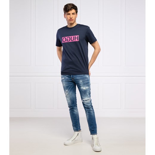 HUGO T-shirt Dicagolino202 | Regular Fit XL okazja Gomez Fashion Store