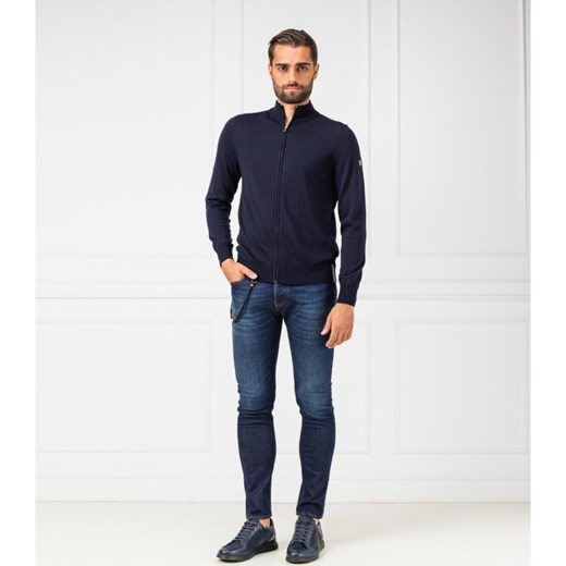 EA7 Wełniany sweter | Regular Fit XL Gomez Fashion Store