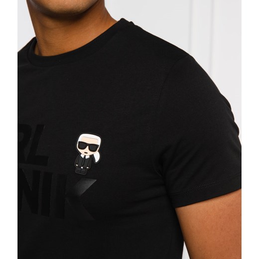 Karl Lagerfeld T-shirt | Regular Fit Karl Lagerfeld M wyprzedaż Gomez Fashion Store