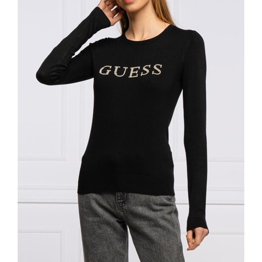 GUESS JEANS Sweter zoe | Regular Fit S promocja Gomez Fashion Store