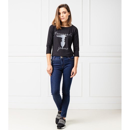 Trussardi Jeans Bluzka | Slim Fit | stretch Trussardi Jeans XS promocyjna cena Gomez Fashion Store