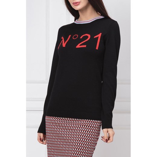 N21 Wełniany sweter | Regular Fit N21 36 wyprzedaż Gomez Fashion Store