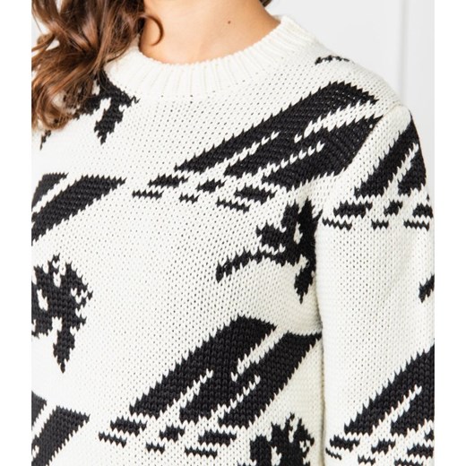 MSGM Sweter | Regular Fit | z dodatkiem wełny M promocyjna cena Gomez Fashion Store