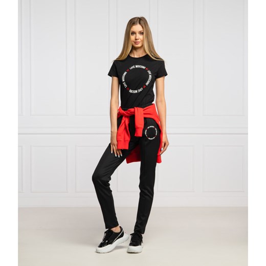 Love Moschino Spodnie dresowe | Regular Fit Love Moschino 36 wyprzedaż Gomez Fashion Store
