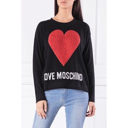 Love Moschino Sweter | Regular Fit Love Moschino 36 promocja Gomez Fashion Store