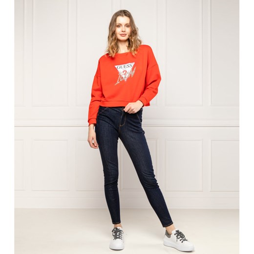 GUESS JEANS Bluza ICON | Loose fit S promocja Gomez Fashion Store