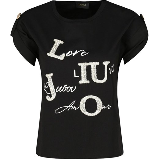 Liu Jo T-shirt | Loose fit Liu Jo 40 okazja Gomez Fashion Store