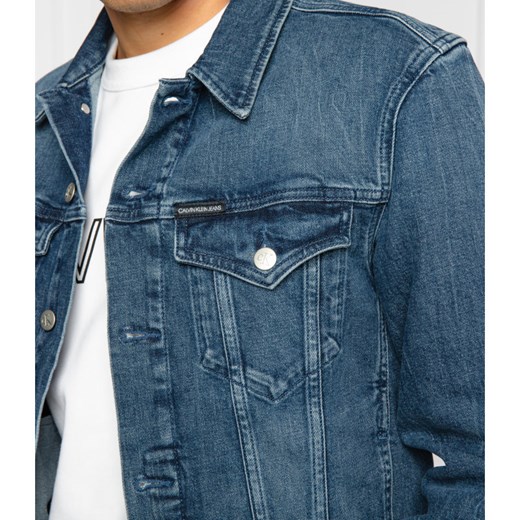 CALVIN KLEIN JEANS Kurtka jeansowa FOUNDATION | Slim Fit S wyprzedaż Gomez Fashion Store