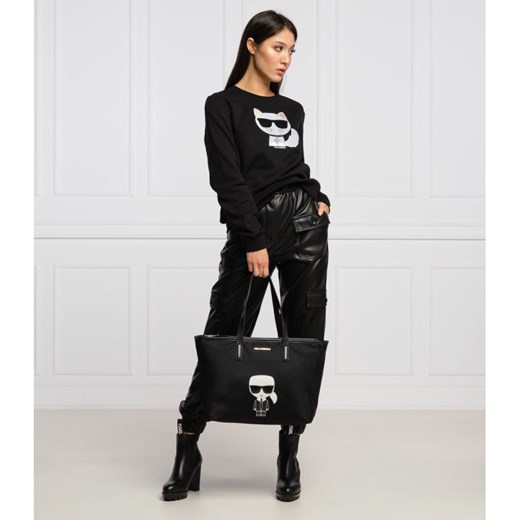 Karl Lagerfeld Bluza Ikonik Choupette | Regular Fit Karl Lagerfeld M okazja Gomez Fashion Store