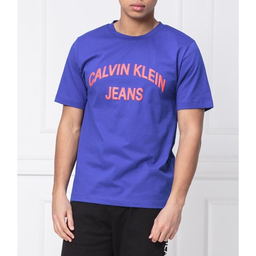 CALVIN KLEIN JEANS T-shirt INSTITUTIONAL CURVED VARSITY | Regular Fit L Gomez Fashion Store wyprzedaż