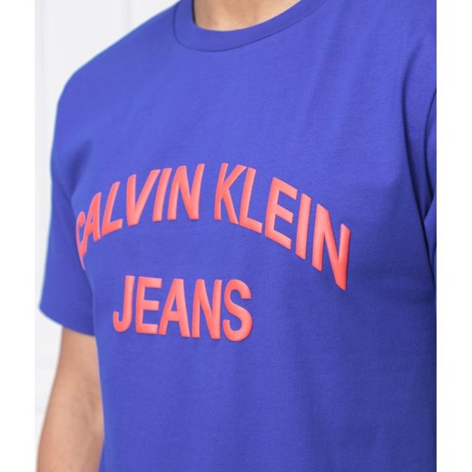 CALVIN KLEIN JEANS T-shirt INSTITUTIONAL CURVED VARSITY | Regular Fit M okazja Gomez Fashion Store
