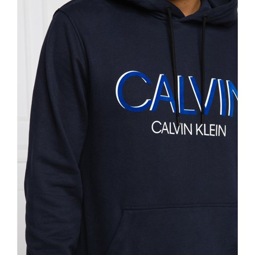 Bluza męska Calvin Klein granatowa z napisem 