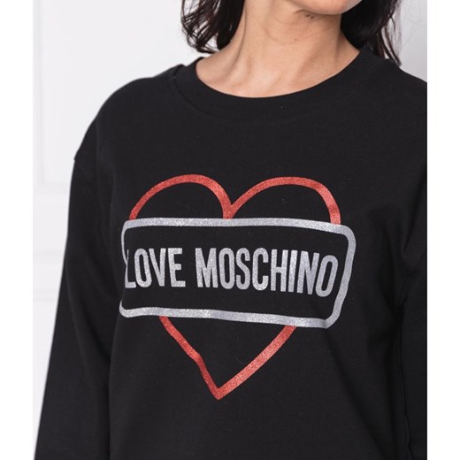 Love Moschino Bluza | Regular Fit Love Moschino 40 okazyjna cena Gomez Fashion Store