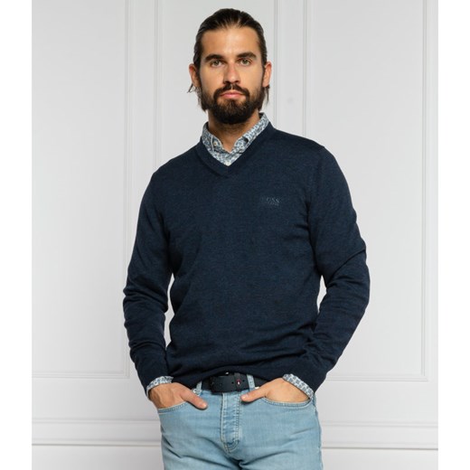 BOSS ATHLEISURE Sweter Varono | Regular Fit | z dodatkiem wełny S promocja Gomez Fashion Store