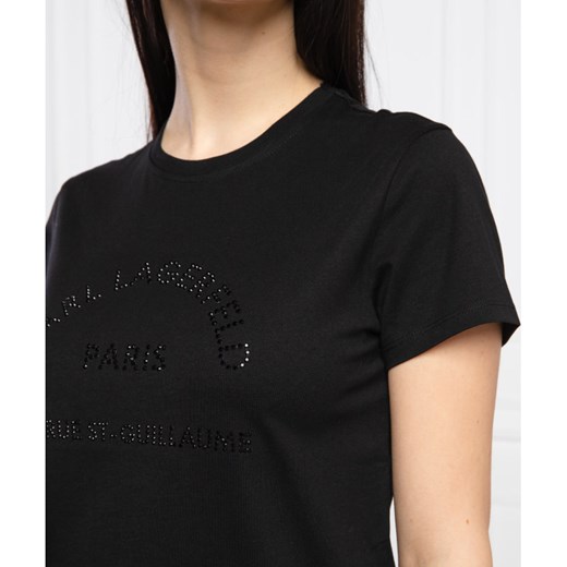 Karl Lagerfeld T-shirt | Regular Fit Karl Lagerfeld S promocja Gomez Fashion Store