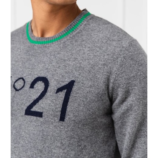 N21 Wełniany sweter | Regular Fit N21 50 okazyjna cena Gomez Fashion Store