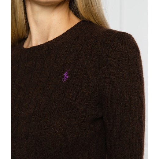 POLO RALPH LAUREN Wełniany sweter JULIANNA | Regular Fit | z dodatkiem kaszmiru Polo Ralph Lauren S Gomez Fashion Store okazyjna cena