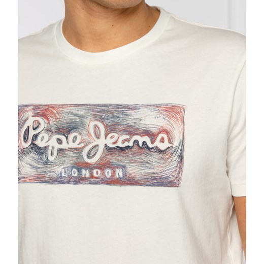 Pepe Jeans London T-shirt ALMOS | Regular Fit XL wyprzedaż Gomez Fashion Store